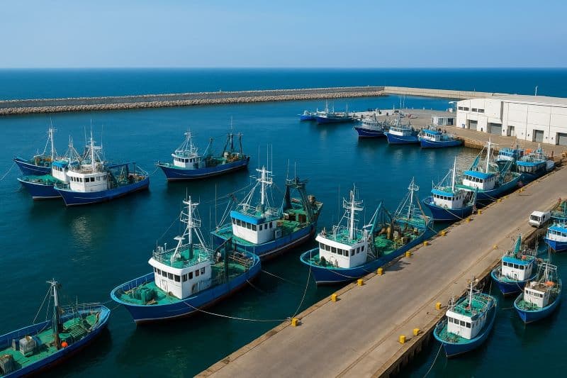 تطوير ميناء الصيد البحري